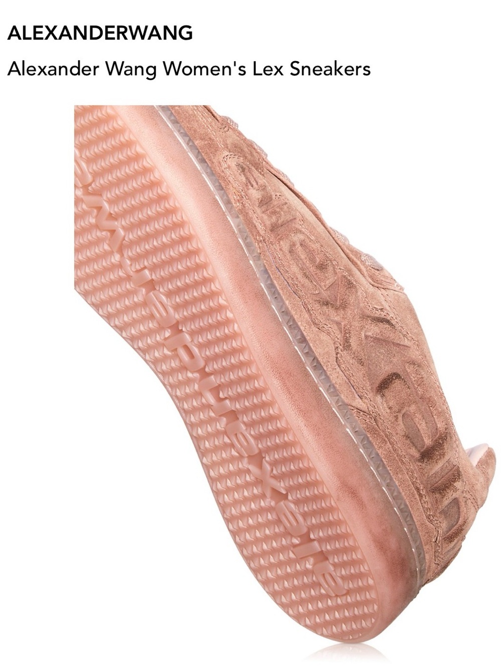 NWT - Alexander Wang Women Suede Sneakers - Cute & Stylish! - Picture 6 of 12